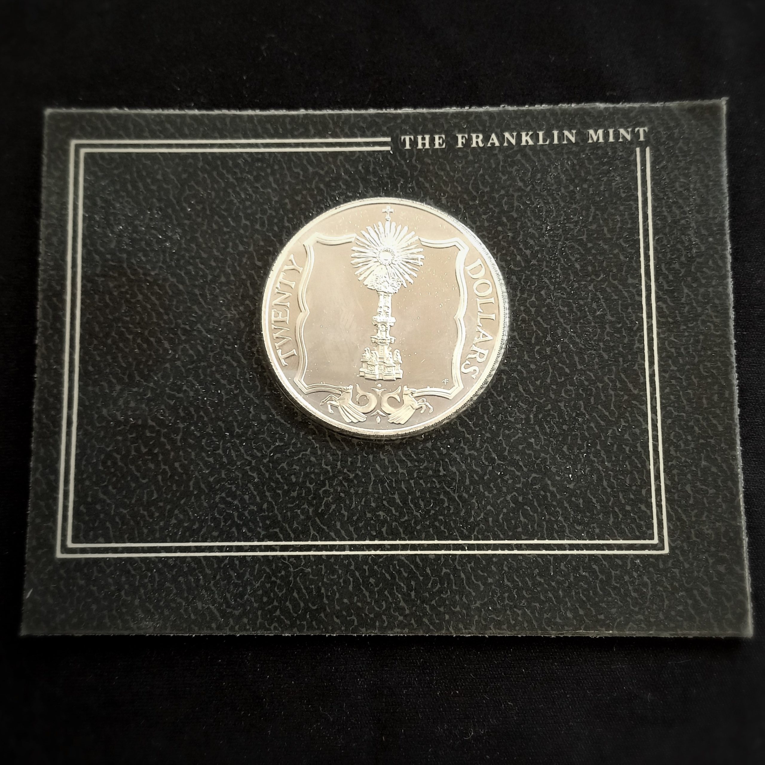 Britische Jungferninseln - Schätze versunkener Schiffe - Goldmonstranz 1985 - The Franklin Mint