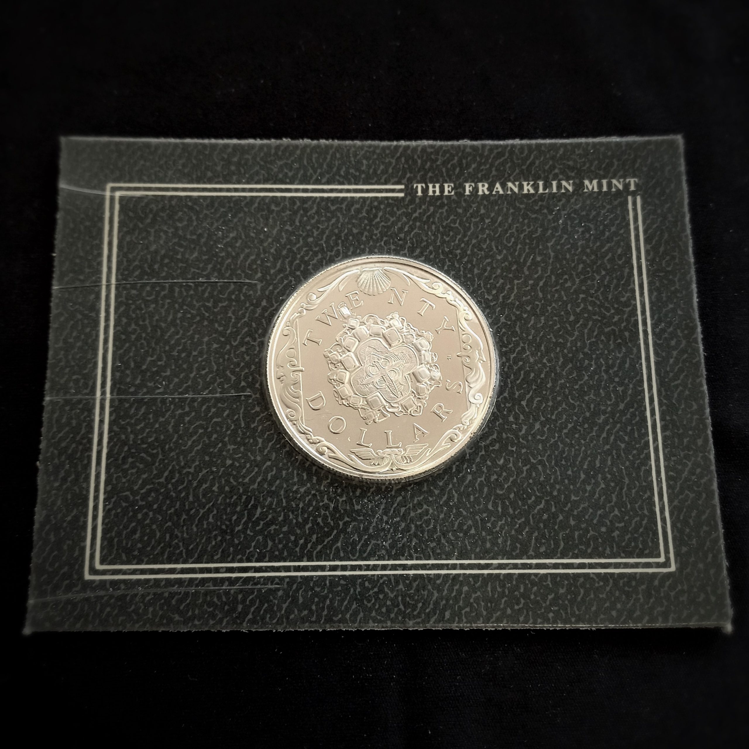 Britische Jungferninseln - Schätze versunkener Schiffe - Kreuz des Ordens von Santiago 1985 - The Franklin Mint – Bild 2