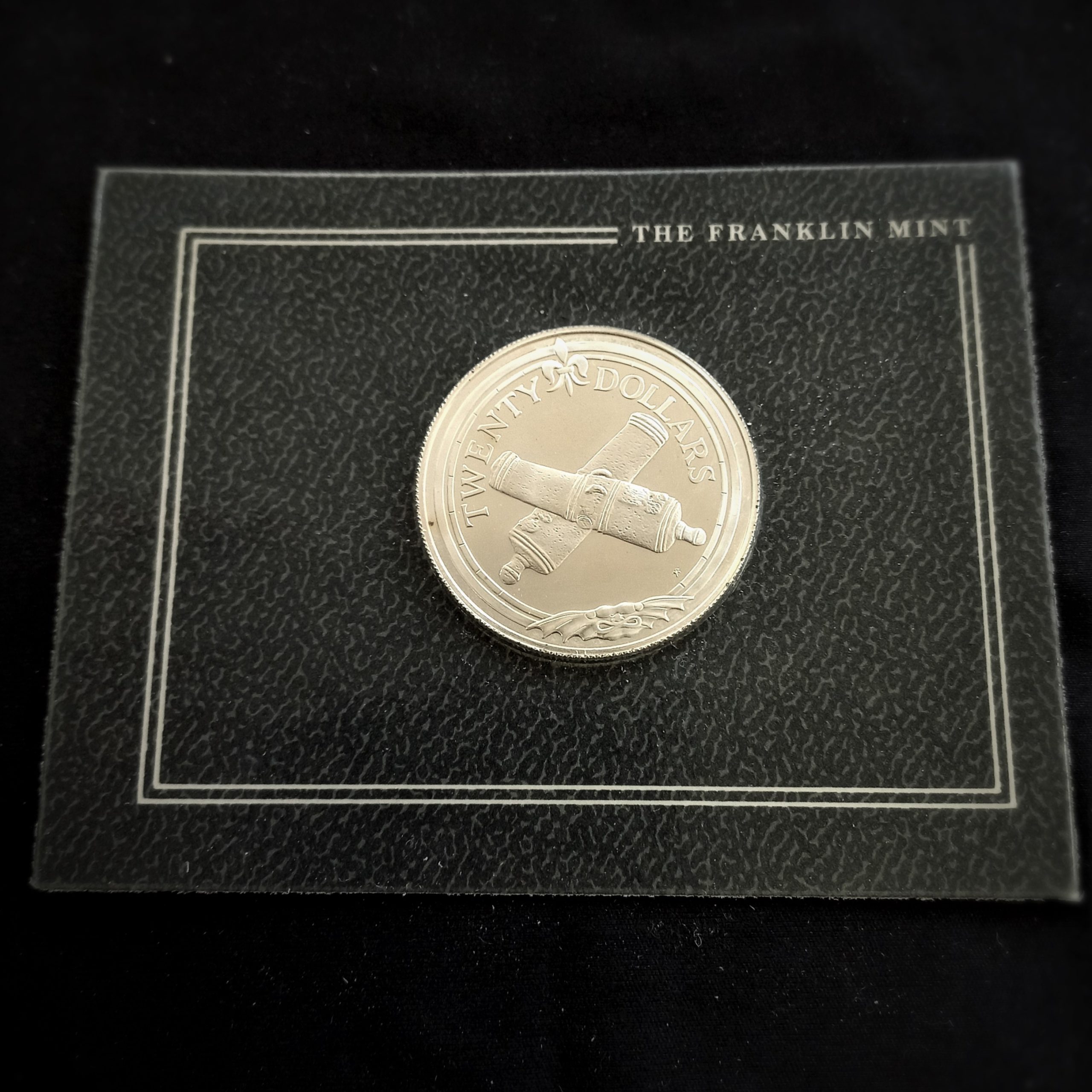 Britische Jungferninseln - Schätze versunkener Schiffe - Gekreuzte Kanonen 1985 - The Franklin Mint – Bild 2