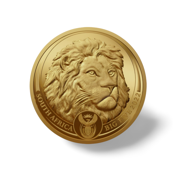 1 oz Goldmünze -Big Five Serie - Löwe PP –  2022