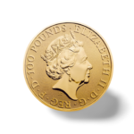 1 oz Goldmünze Serie The Queens Beast - White Lion of Mortimer - Prägejahr 2020 – Bild 2