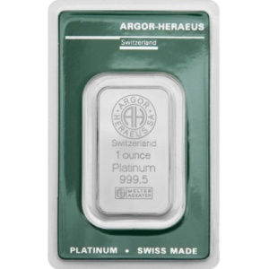 Platinbarren 1 oz Heraeus